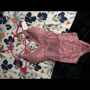 Pink bodysuit